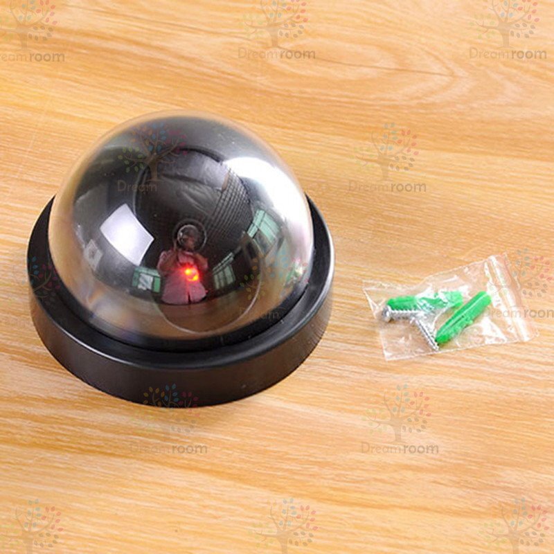 ドーム型 防犯カメラ ダミー ＬＥＤ點(diǎn)燈センサー付き 防犯カメラ 倉(cāng)庫(kù) 車(chē)庫(kù) 自宅 オフィスや店舗にも