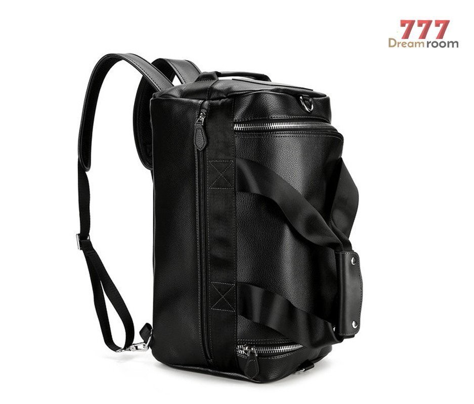 大型?多機(jī)能 4way トラベルBAG 【ブラック】 旅行 スーツケース 登山 リュック ボストン ショルダー ビジネスバッグ K-177