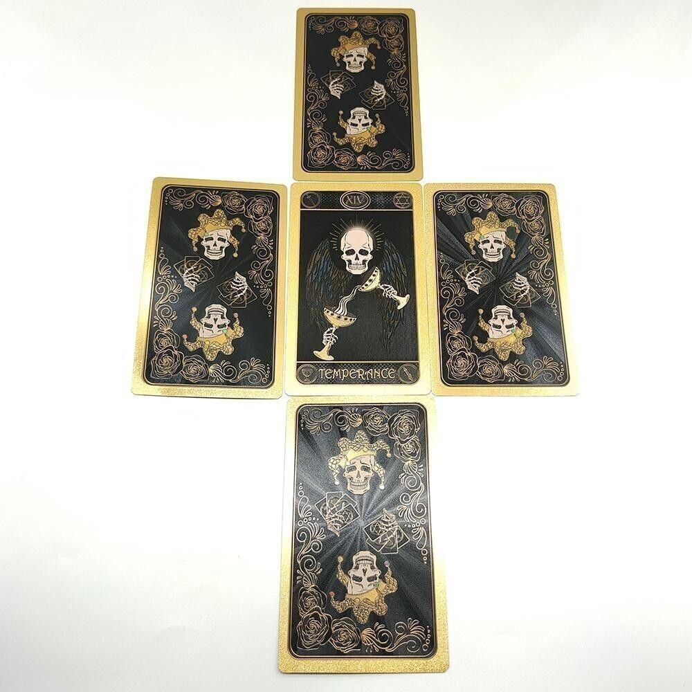 　タロットカード「Skeleton Tarot/スケルトン?タロット ※海外制」tface-g 【占い】　T13