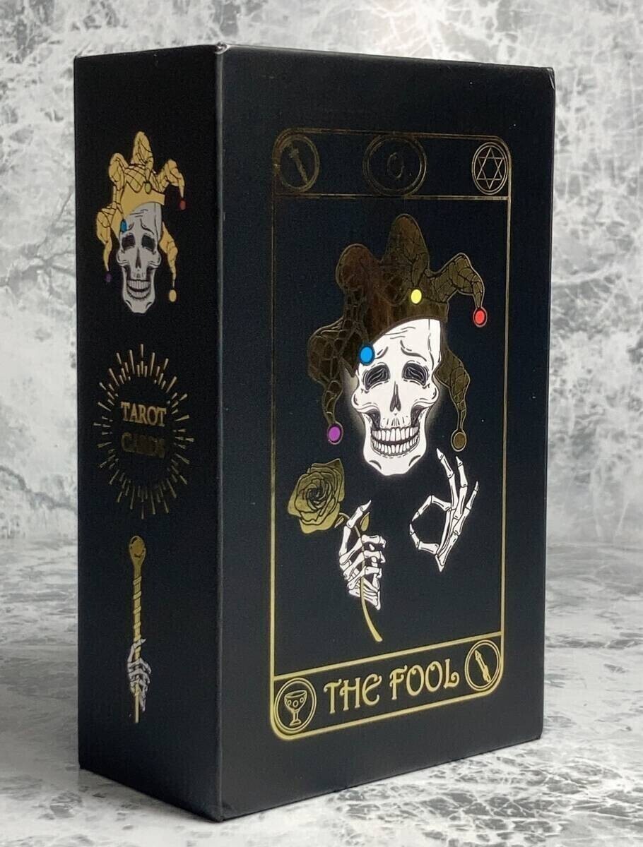 　タロットカード「Skeleton Tarot/スケルトン?タロット ※海外制」tface-g 【占い】　T13