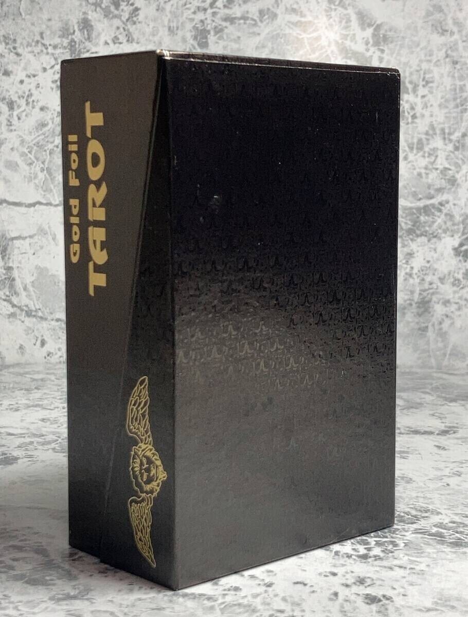 　タロットカード「Gold foil Tarot/ゴールド?フォイル?タロット　タイプB ※海外制」tface-g 【占い】　T13
