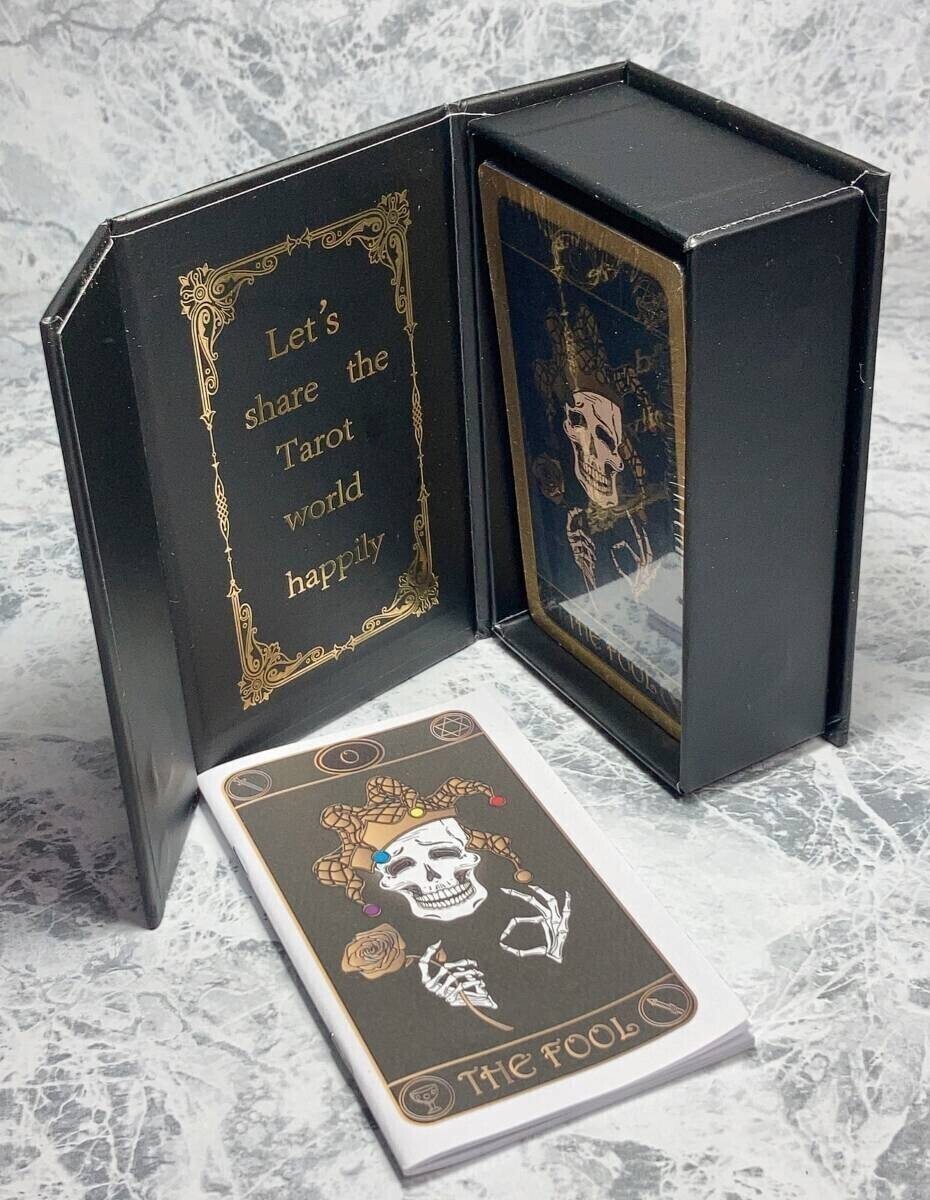 　タロットカード「Skeleton Tarot/スケルトン?タロット ※海外制」tface-g 【占い】　T13