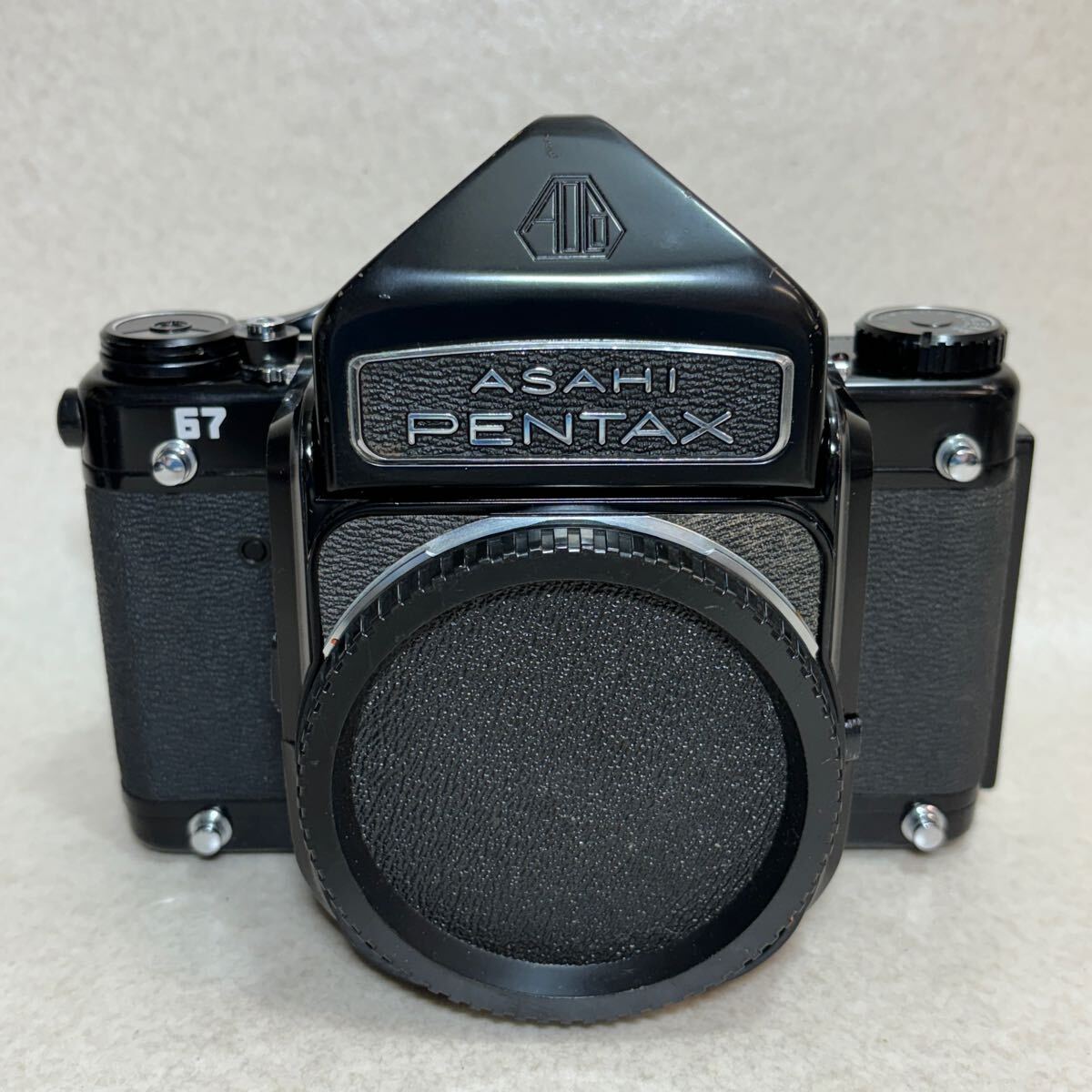 6 - 6 )ASAHI PENTAX средний размер пленочный фотоаппарат 6×7 67 Asahi Pentax работоспособность не проверялась утиль 