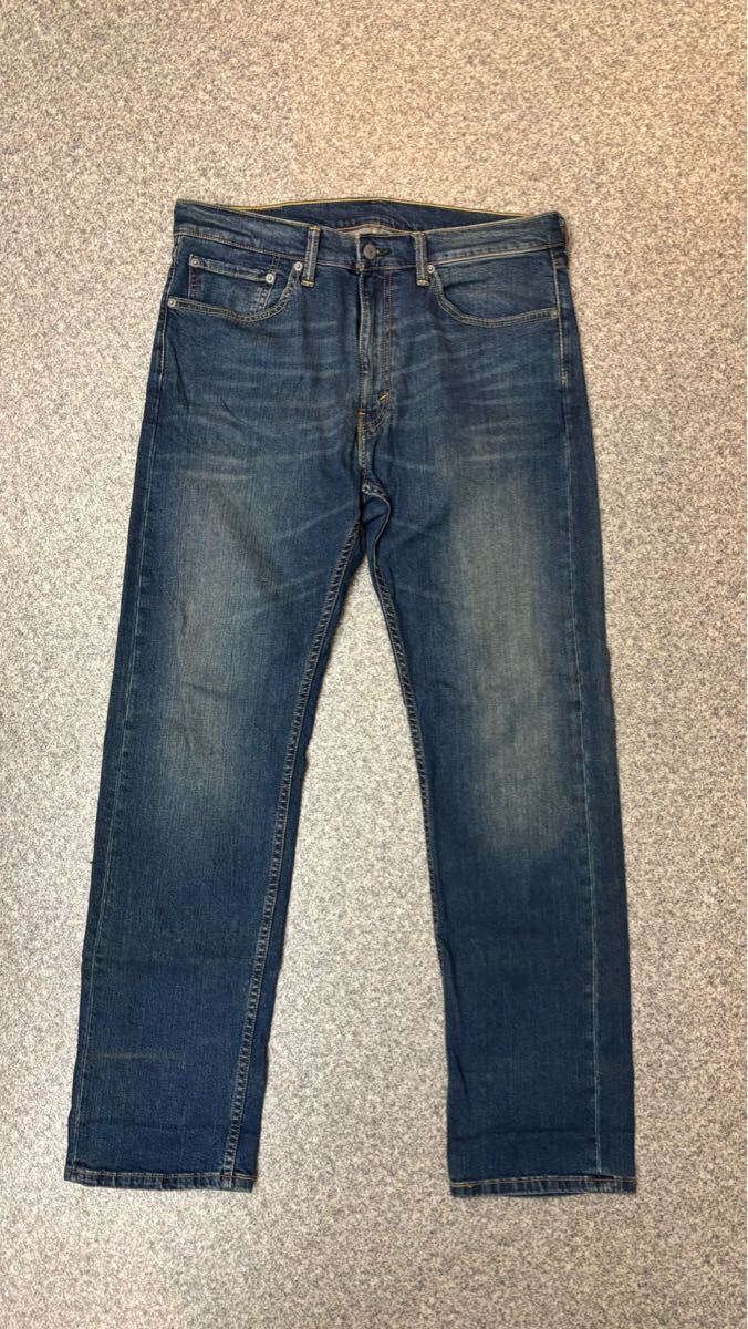 Levi's 505 モーリシャス制 W34 L32 デニムパンツ リーバイス ジーンズ ジーパン Gパン インディゴ フェード ボトムス ズボン 古著 USED