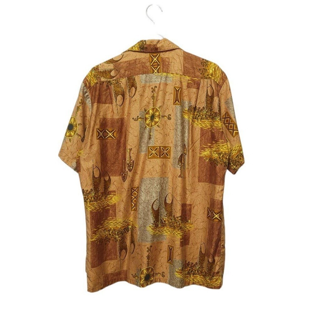 ～ 70's GO BaReFooT In PaRaDISE 総柄 オープンカラー シャツ アロハ 個(gè)性派 アメカジ 古著 Vintage ヴィンテージ 仕入れ 卸