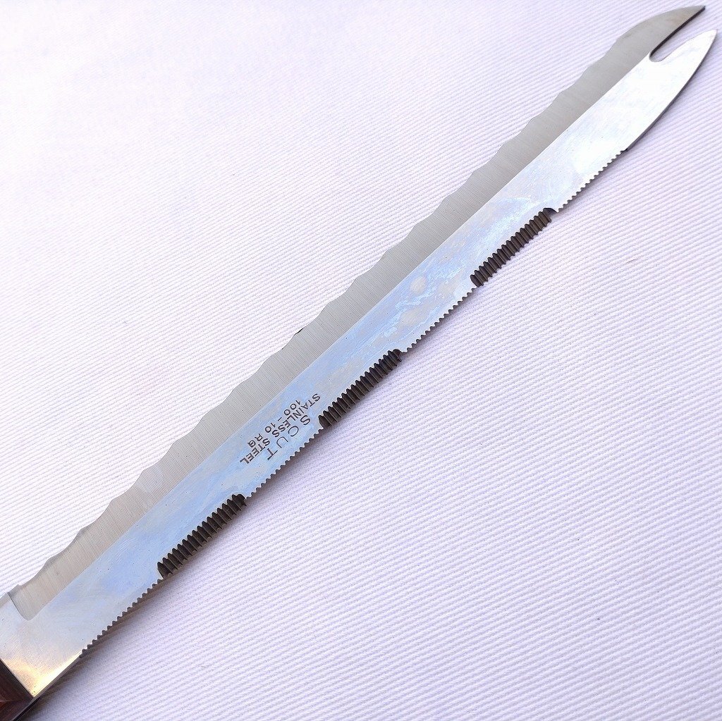  нож для замороженных продуктов Special .SCUT STAINLESS STEEL 100-10 RG лезвие длина примерно 235. европейского типа кухонный нож замороженные продукты для нож рефрижератор кухонный нож . шт режущий инструмент не использовался товары долгосрочного хранения [2316]