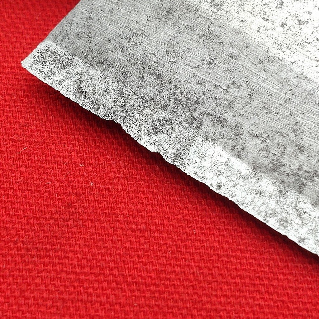 刺身包丁 森本特撰 正鋼鍛錬 刃長約205㎜ 峰厚約3㎜ 和包丁 片刃 柳刃包丁 正夫 庖丁 刃物 日本制 反り有 【2361】