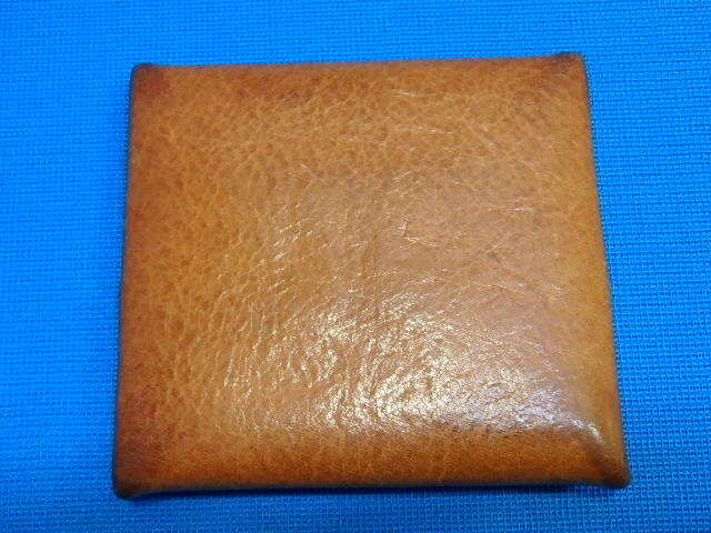 (nk11-25-0528)　イルビゾンテ　IL BISONTE　レザー　革　コインケース　財布　小銭入れ　茶系　中古