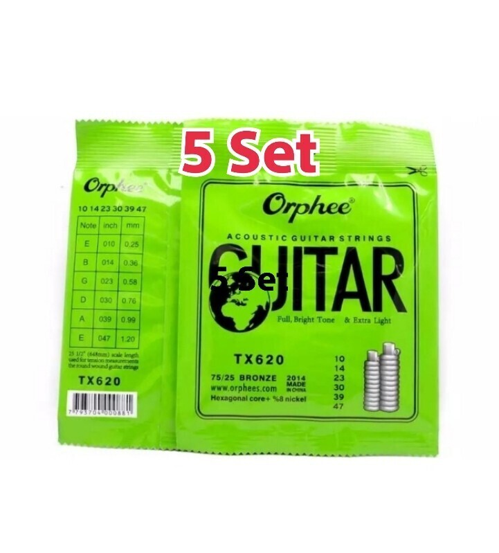 Orphee акустический струна 10-47 5 комплект 