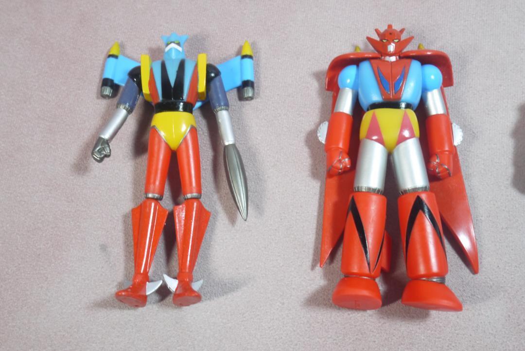 ソフビ道 永井豪 ゲッターロボ マジンガー 5個まとめ売り ソフビ道DX 永井豪キャラクターズ 8体セット ゲッターロボ