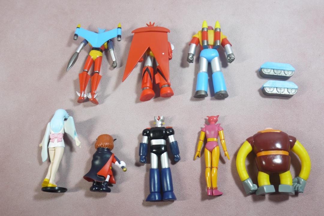 ソフビ道 永井豪 ゲッターロボ マジンガー 5個まとめ売り ソフビ道DX 永井豪キャラクターズ 8体セット ゲッターロボ