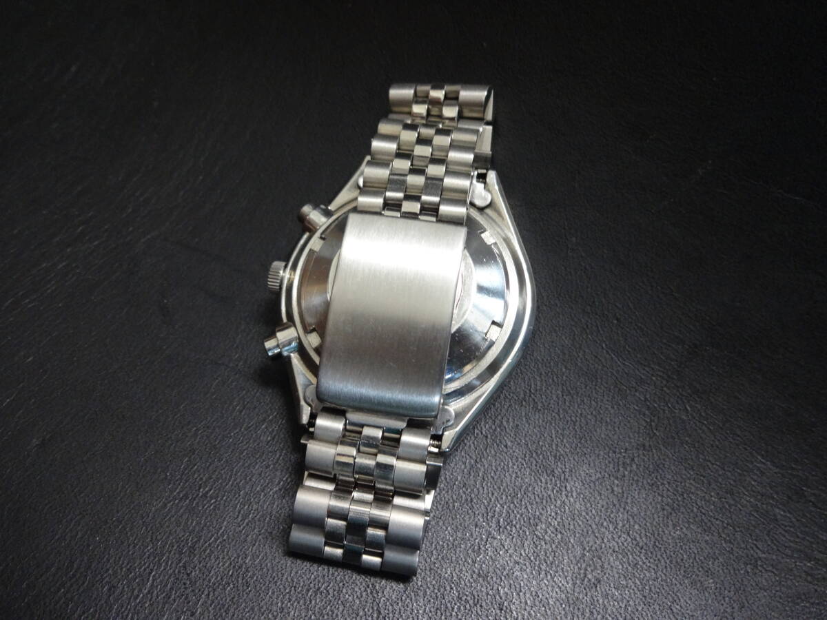 セイコー　SEIKO　６１３８－８０２０　パンダ　クロノグラフ　自動巻き　希少　レア　白文字盤　レトロ_画像4