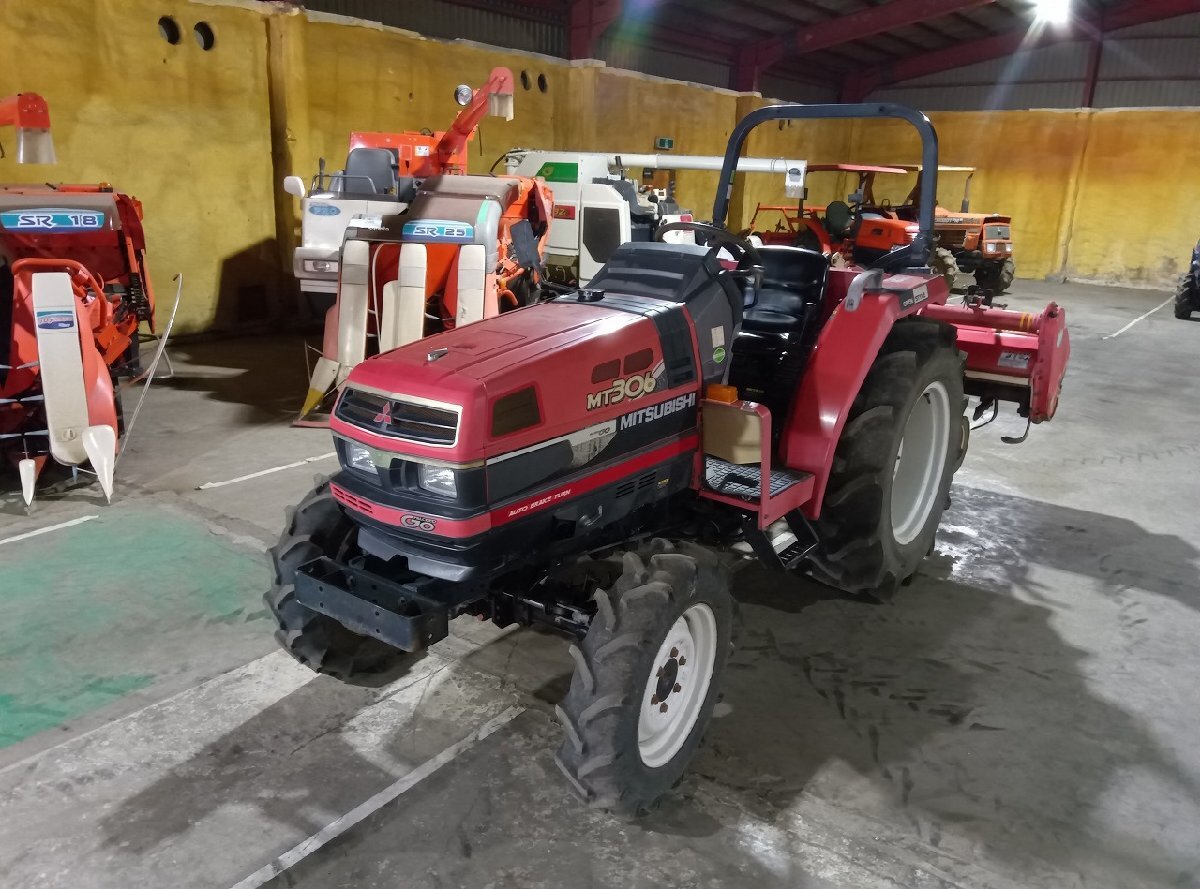 （埼玉）三菱 トラクター MT306 パルシードGO 最大30.5PS 1401時間 マニュアル 4WD【埼玉県本莊市より引取限定】（107-2505-46）
