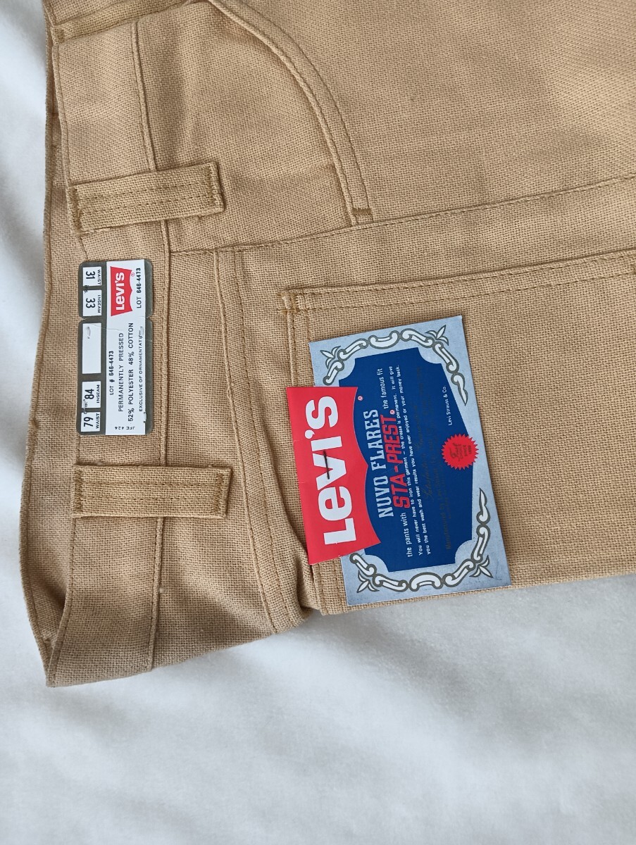 リーバイス スタプレ 70's Levi's usa制 デッドストック 646 StaPrest Dead Stock /検索用 501 505 517 ヴィンテージ 前期 バレンシア 519
