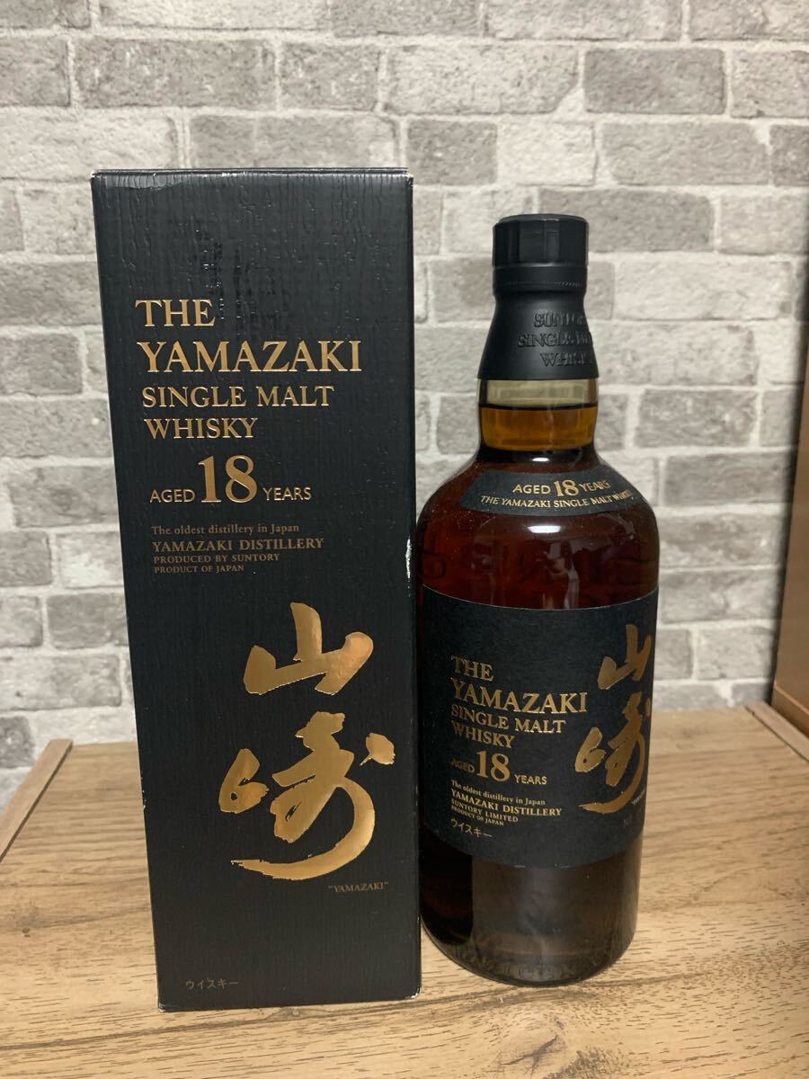SUNTORY Suntory виски Yamazaki 18 год старый бутылка с ящиком 