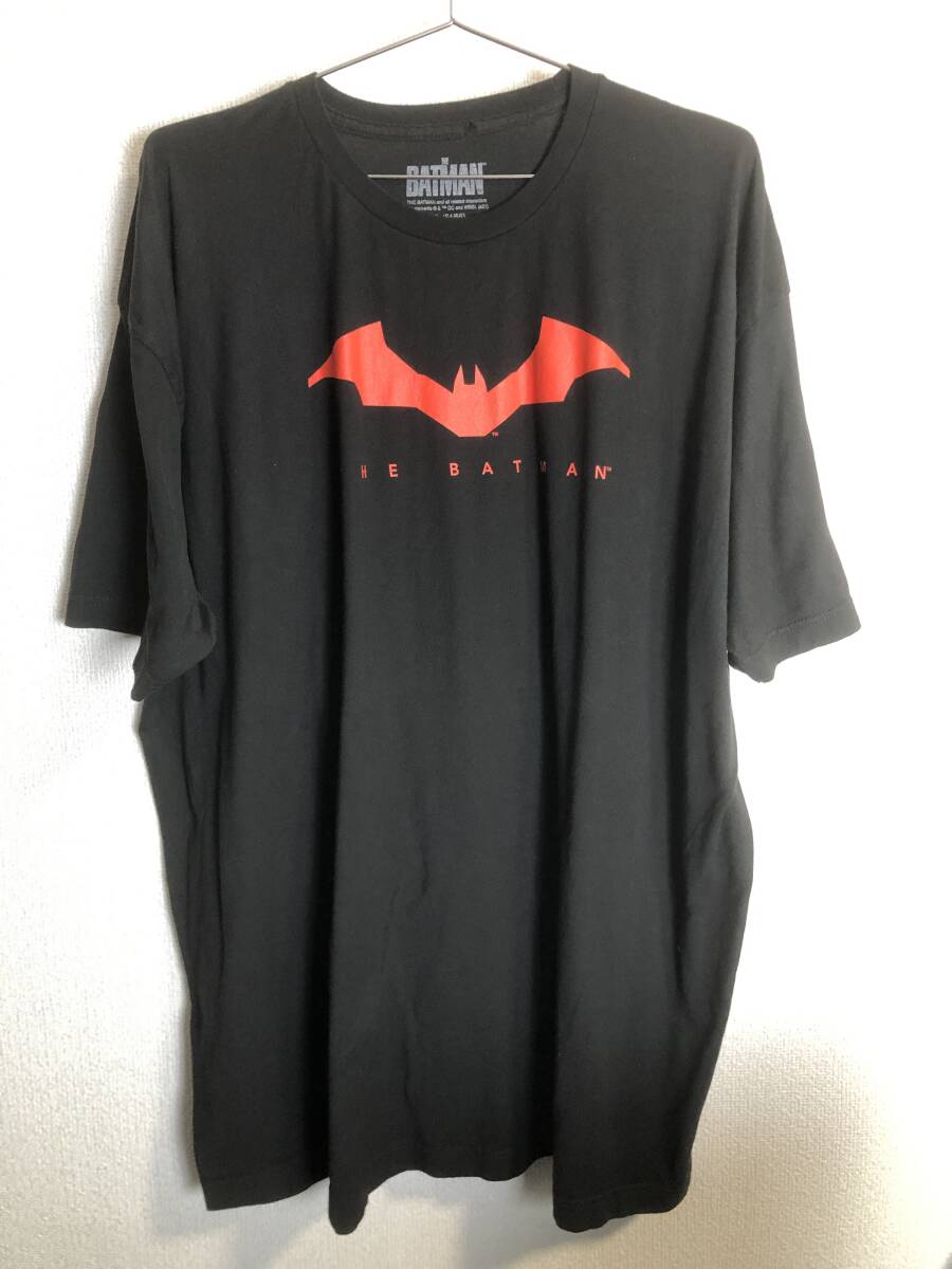 09-02【即決】★送料無料★3XLサイズ★US古着Ｔシャツ★ブラック★THE BATMAN★バットマン★DC AND WBEI 綿100%★ビッグサイズ★_画像1
