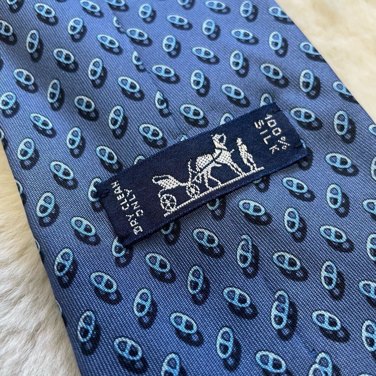 1円スタート！ 未使用に近い HERMES エルメス シルク100