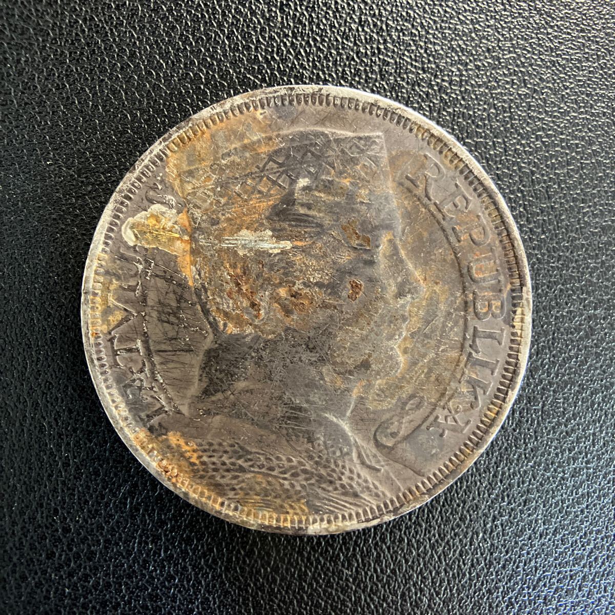 1931年 ラトビア 5ラティ LATI 銀貨 アンティークコイン 外国