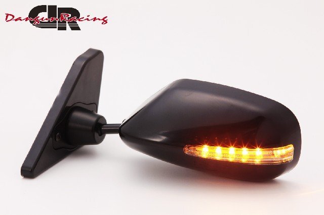 ドアミラー サイトミラー GT2ミラーLED ブラック/手動(dòng)/左ハンドル車(chē) アウディ A4(8D)(1995-1998)