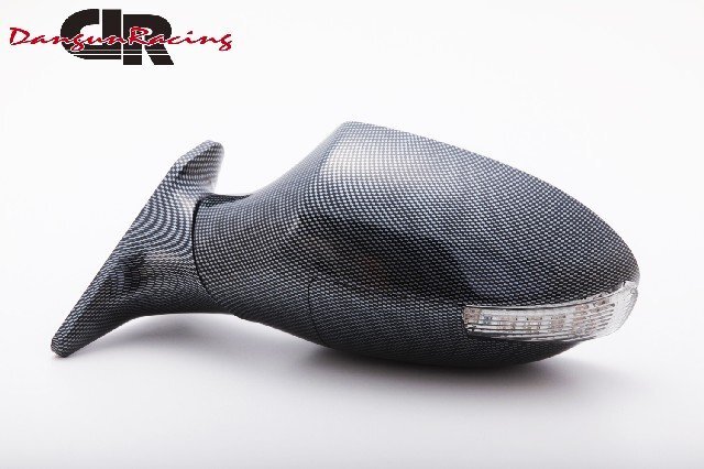 ドアミラー サイトミラー M60ミラーLED カーボンルック/手動(dòng)/右ハンドル車 アウディ A3(8L)(1997-1999)