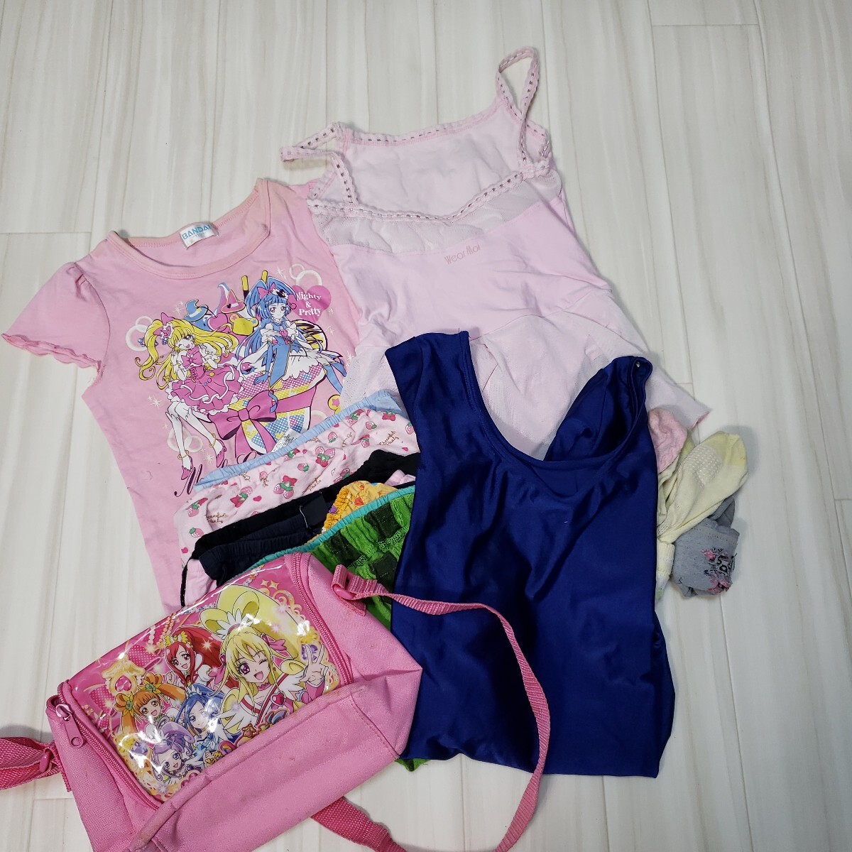  гимнастика Leotard костюм / девочка / анонимность отправка / Junior / шорты / продажа комплектом 270