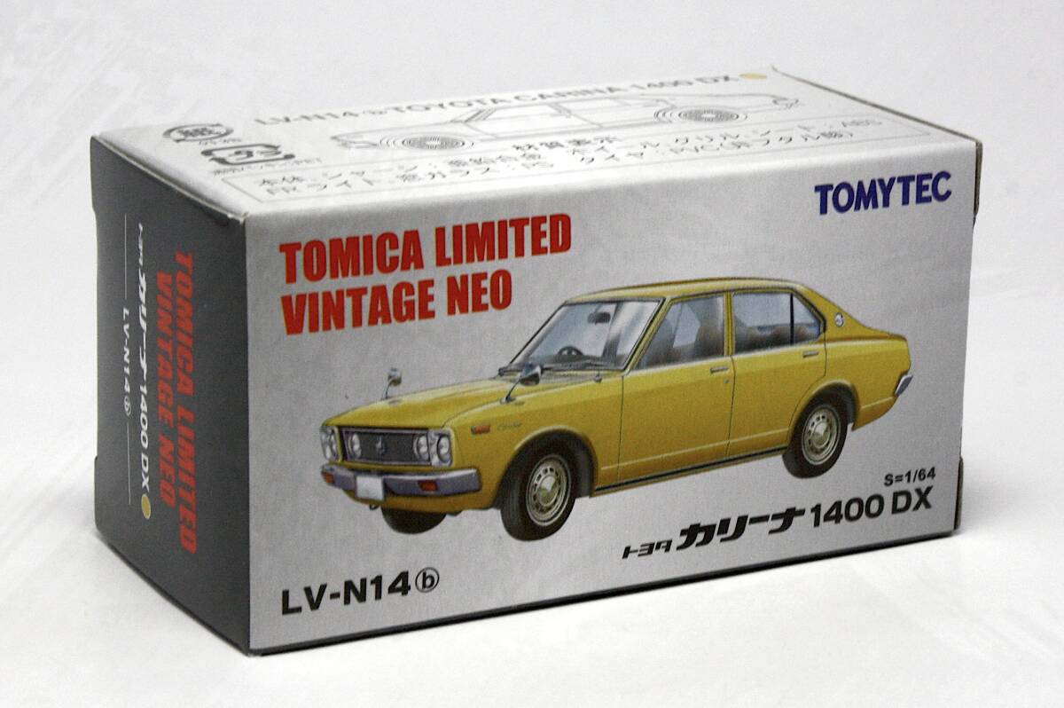 Tomica Limited Vintage NEO 1/64 LV-N14b Toyota Carina 1400 DX Tomica Limited Vintage NEO 1/64 LV-N14b Toyota Carina 1400 DX