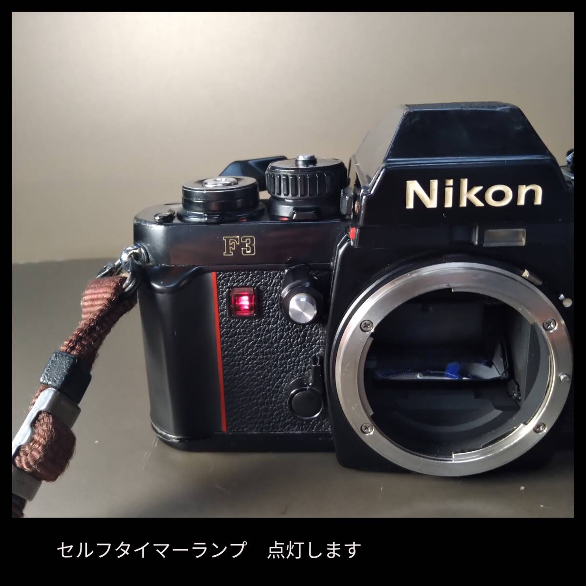 【動作確認(rèn)動畫あり?分解清掃済み　１８】動作快調(diào) Nikon F3 ボディ モルト交換済み フラッグシップ機 ニコン F3 アイレベルファインダー