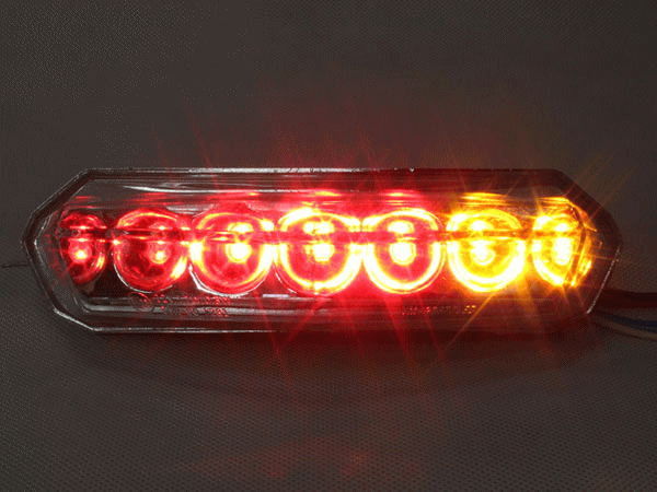 ウインカー付アローLEDテールランプ ST250Eタイプ ST250 バンバン200 グラストラッカービッグボーイ RM-Z250 RM-Z450 TY250Zスコティッシュ