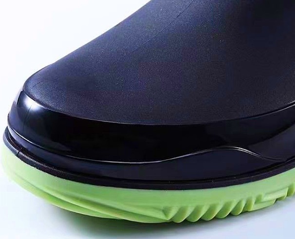  новый распродажа резиновые сапоги мужской Schott длина влагостойкая обувь сезон дождей водонепроницаемый . скользить уличный рабочая обувь чёрный зеленый /25.5cm