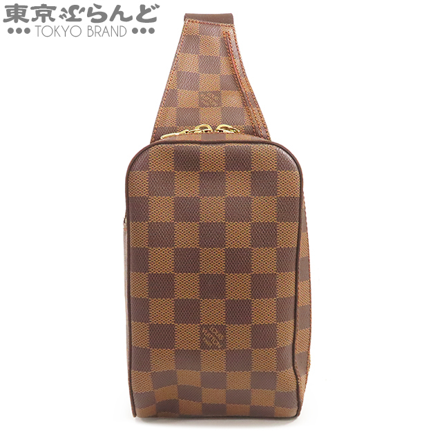 101796977 ルイヴィトン LOUIS VUITTON ジェロニモス N51994 エべヌ ダミエキャンバス ボディバッグ ウエストバッグ 舊型 ショルダーバッグ