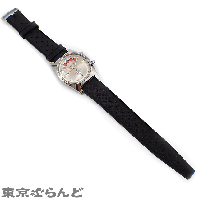 101776577 アクアスター レガッタ 4000N シルバー SS ラバー 腕時計 メンズ 自動巻 オーバーホール済 仕上済