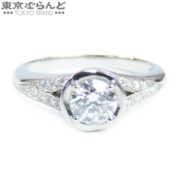 101800786 ブルガリ BVLGARI インコントロダモーレ プラチナ Pt950 ダイヤモンド 0.50ct E V52 9号相当 リング・指輪 レディース 仕上済_画像1