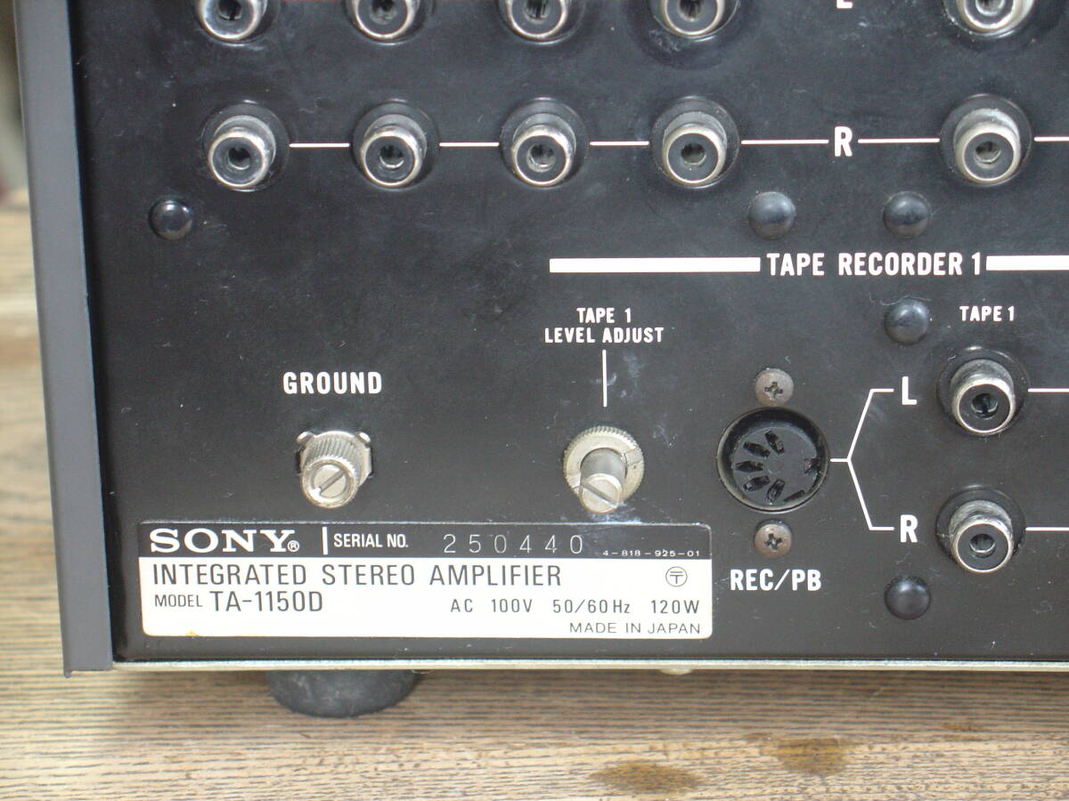SONY TA-1150D Vintage аудио выход звука * ввод все подтверждено.Y59,800(1975 год примерно )