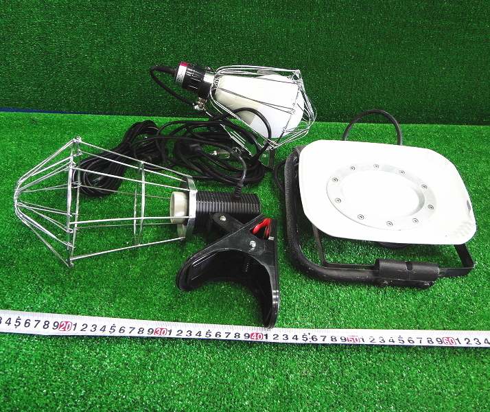Kんか2259 LEDワークライト クリップランプ クリップライト■屋內(nèi)用 GWエンタープライズ WLED-20 WLT-30LKN スポット 作業(yè)燈 照明器具 3點(diǎn)