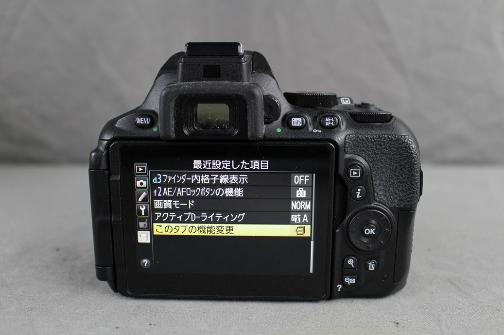 【C】Nikon D5600 + AF-P DX NIKKOR 70-300mm F4.5-6.3G ED VR + 18-55mm f/3.5-5.6G VR ダブルズームキット ニコン 元箱付き 3061957