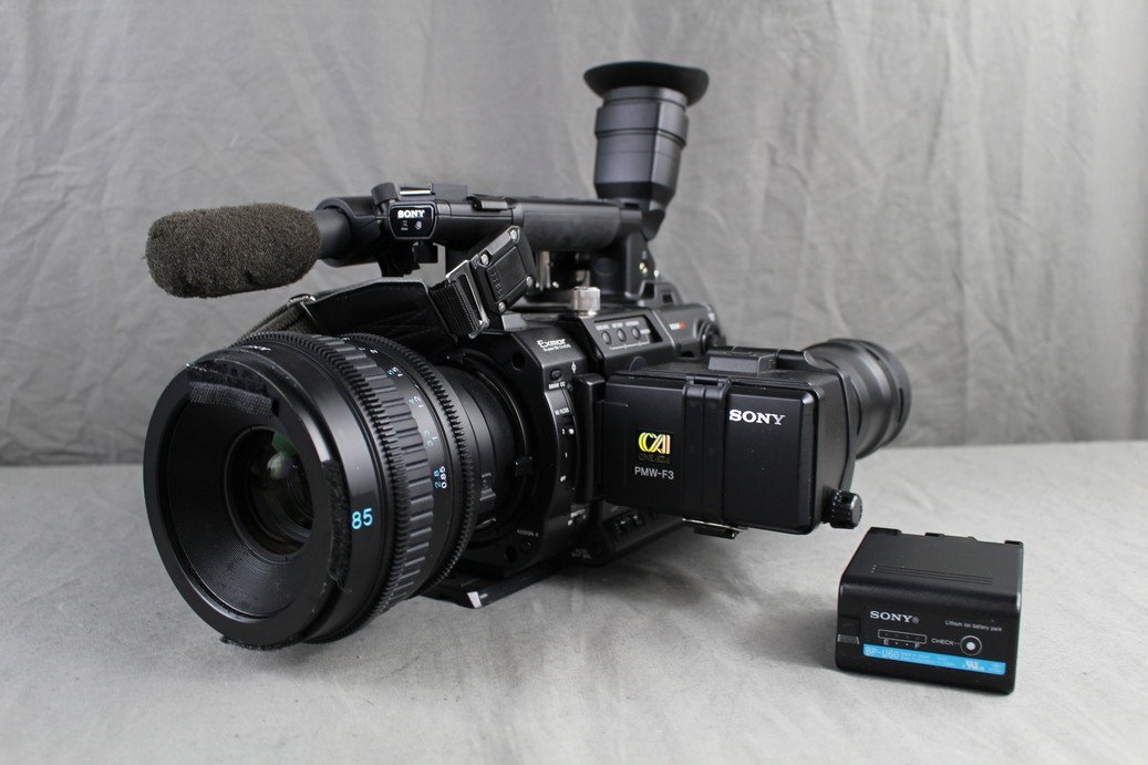 【G】SONY PMW-F3 デジタルシネマカムコーダー + SONY SCL-P85T20 85mm PLマウント単焦點(diǎn)レンズ ソニー 3070995【送料無(wú)料!!】