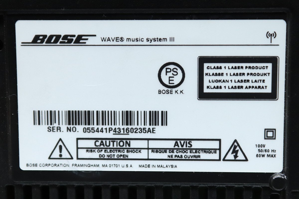 [G]BOSE Wave Music system III CD плеер CD чейнджер установлен . Bose 3071486