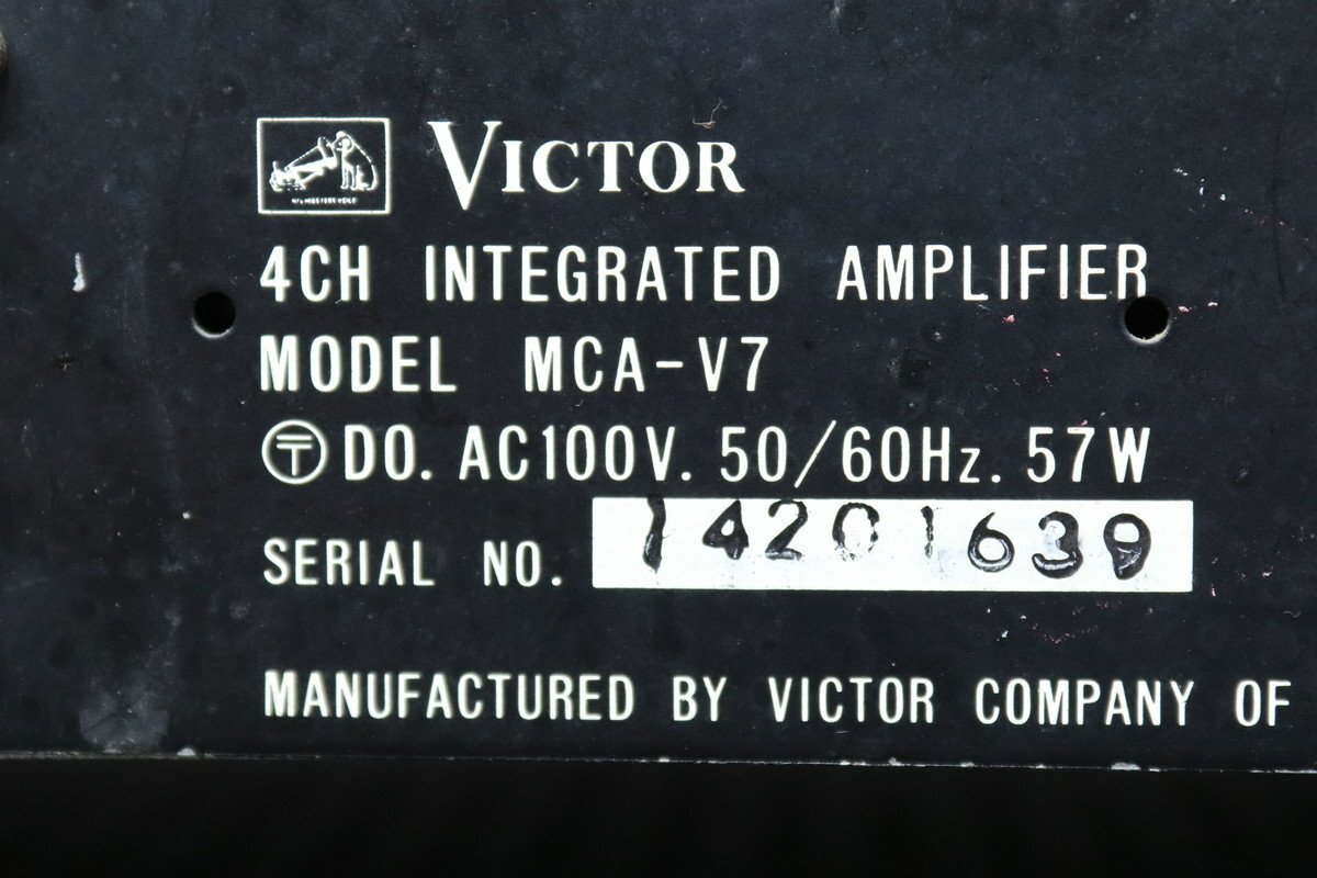 [J]VICTOR MCA-V7 основной предусилитель Victor 3068595