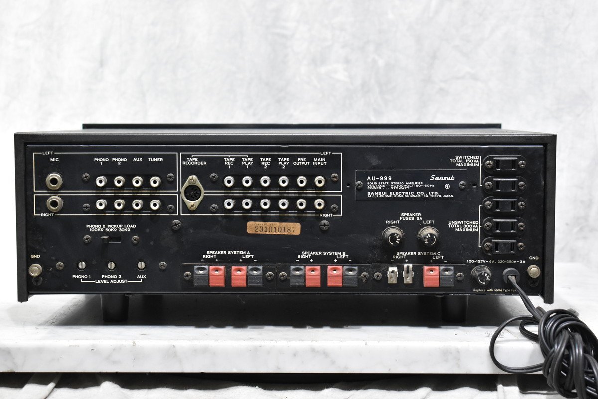 [J]SANSUI AU-999 основной предусилитель Sansui 3068446