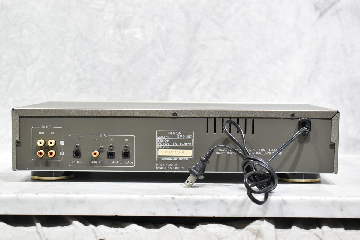 [J]DENON DMD-1550 MD магнитофон Denon 3068883