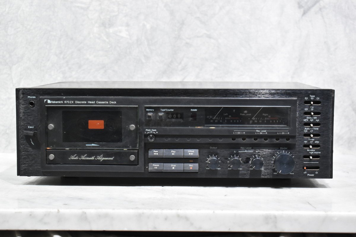 [J]Nakamichi 670ZX кассетная дека "Накамити" ② 3068476