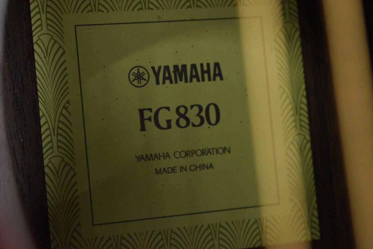[G]YAMAHA FG830 акустическая гитара Yamaha 077424