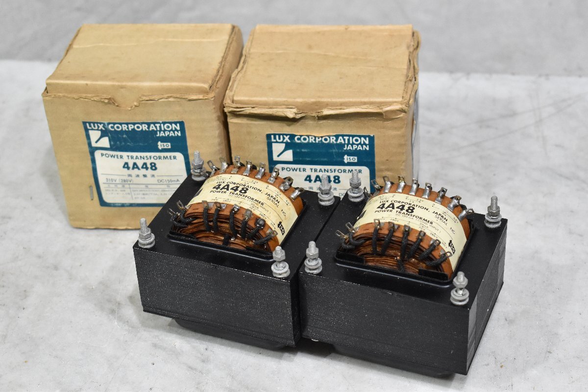 電源トランス　4A48 Yahoo!オークション - LUX ラックス 真空管用 電源トランス 4A48