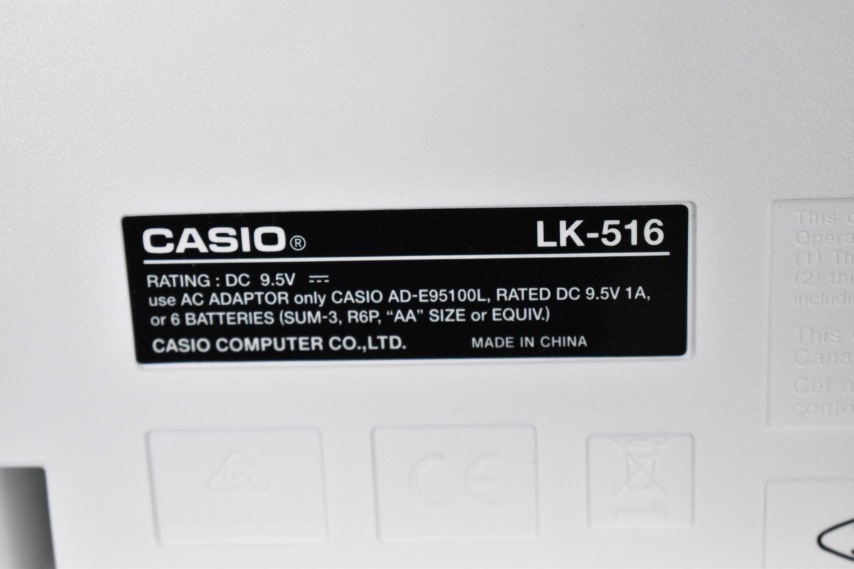 【C】CASIO LK-516 光ナビゲーションデジタルキーボード キーボード カシオ 3069449