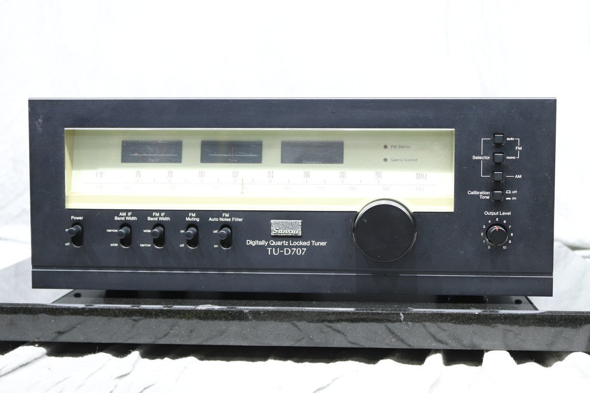 【G】SANSUI TU-D707 FM/AMチューナー サンスイ 3104460