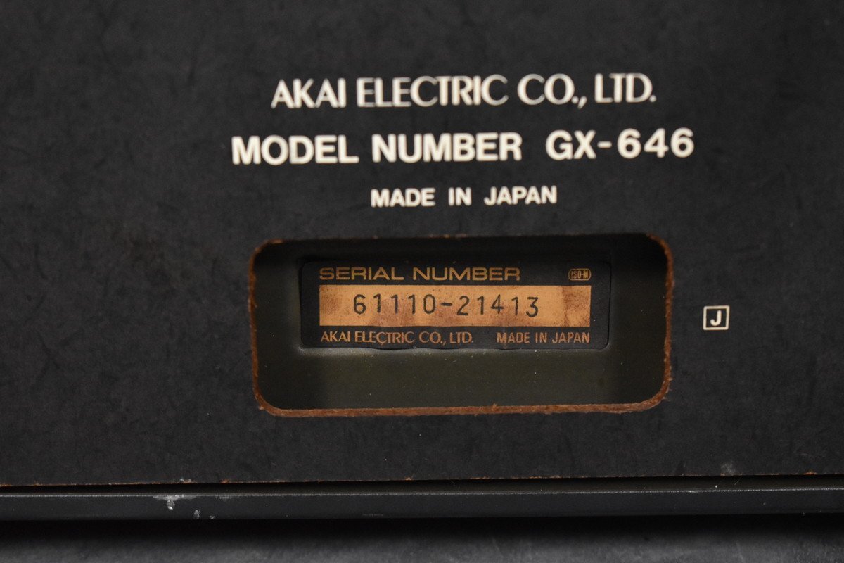 [G]AKAI GX-646 открытый катушка панель Akai 3062263[ бесплатная доставка!!]
