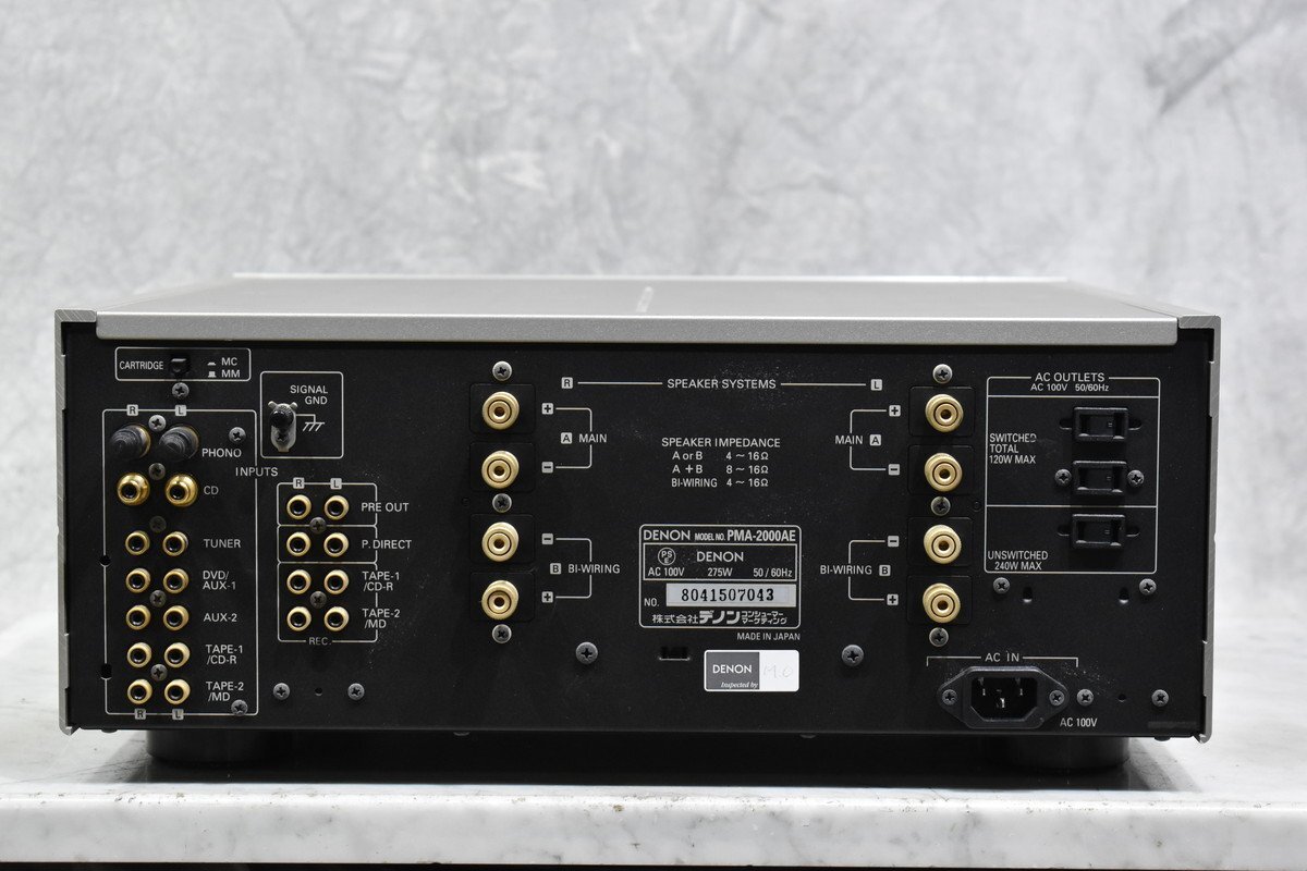 【C】DENON PMA-2000AE プリメインアンプ デノン 3106332