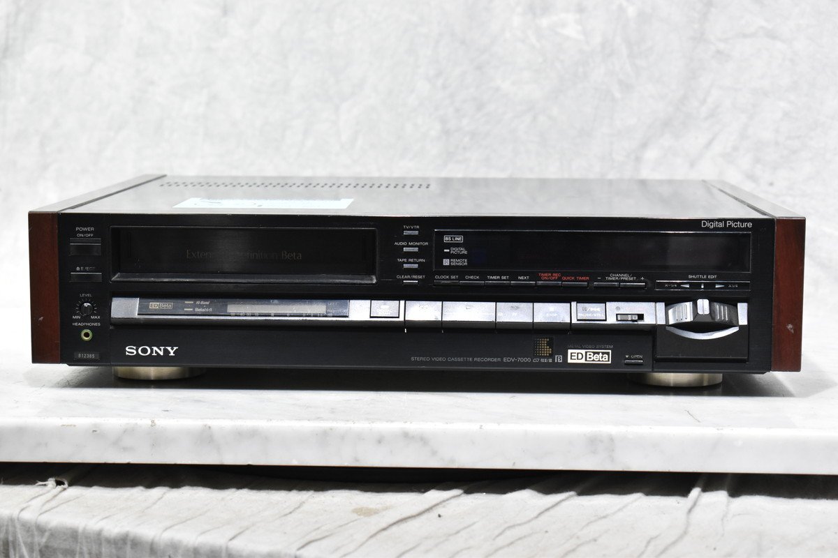 【G】SONY EDV-7000 ベータビデオカセットレコーダー ソニー 3105323