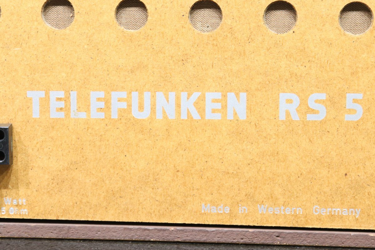 【C】TELEFUNKEN RS 5 スピーカーペア テレフンケン 3106397
