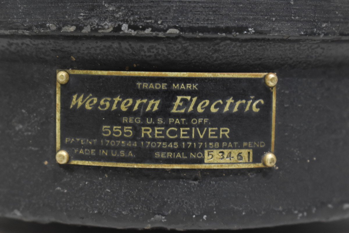 [J]Western Electric 555 RECEIVER Driver единица одиночный Western электрический 3069425[ бесплатная доставка!!]